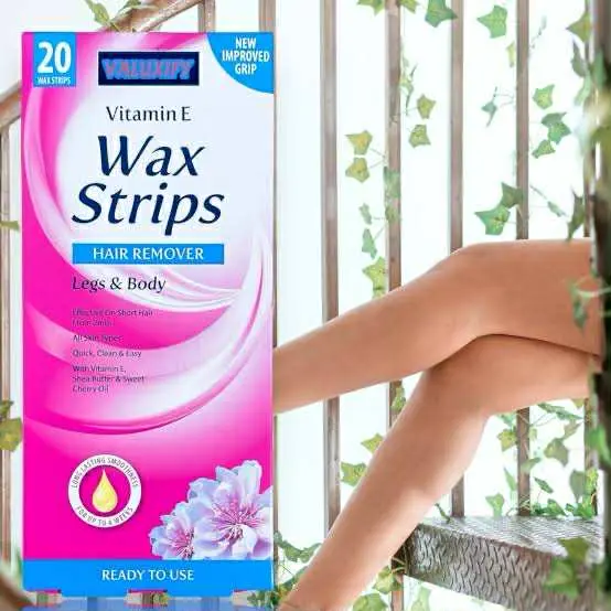Picture of Vitamin E Hair Removal Wax Strips For Legs & Body - 20 Strips new
