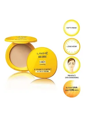 Picture of LAKME SUN EXPERT ULTRA MATTE COMPACT SPF 40 PA +++ UVA UVB - Face Powder new(Glow N Touch Beauty)