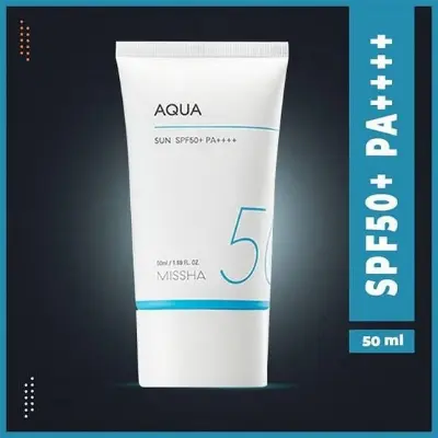 Picture of Missha All Around Safe Block Aqua Sun SPF50+/PA++++ 50ml Sunscreen Cream 2025