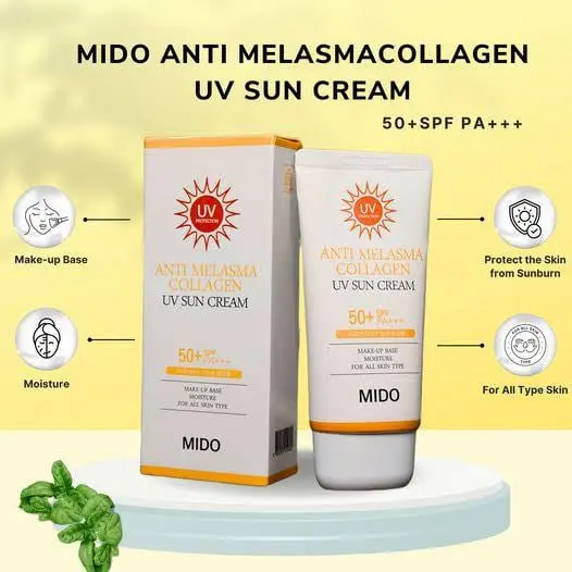 Picture of Mido Anti Melasma Collagen UV 50+ Sun Cream 2025