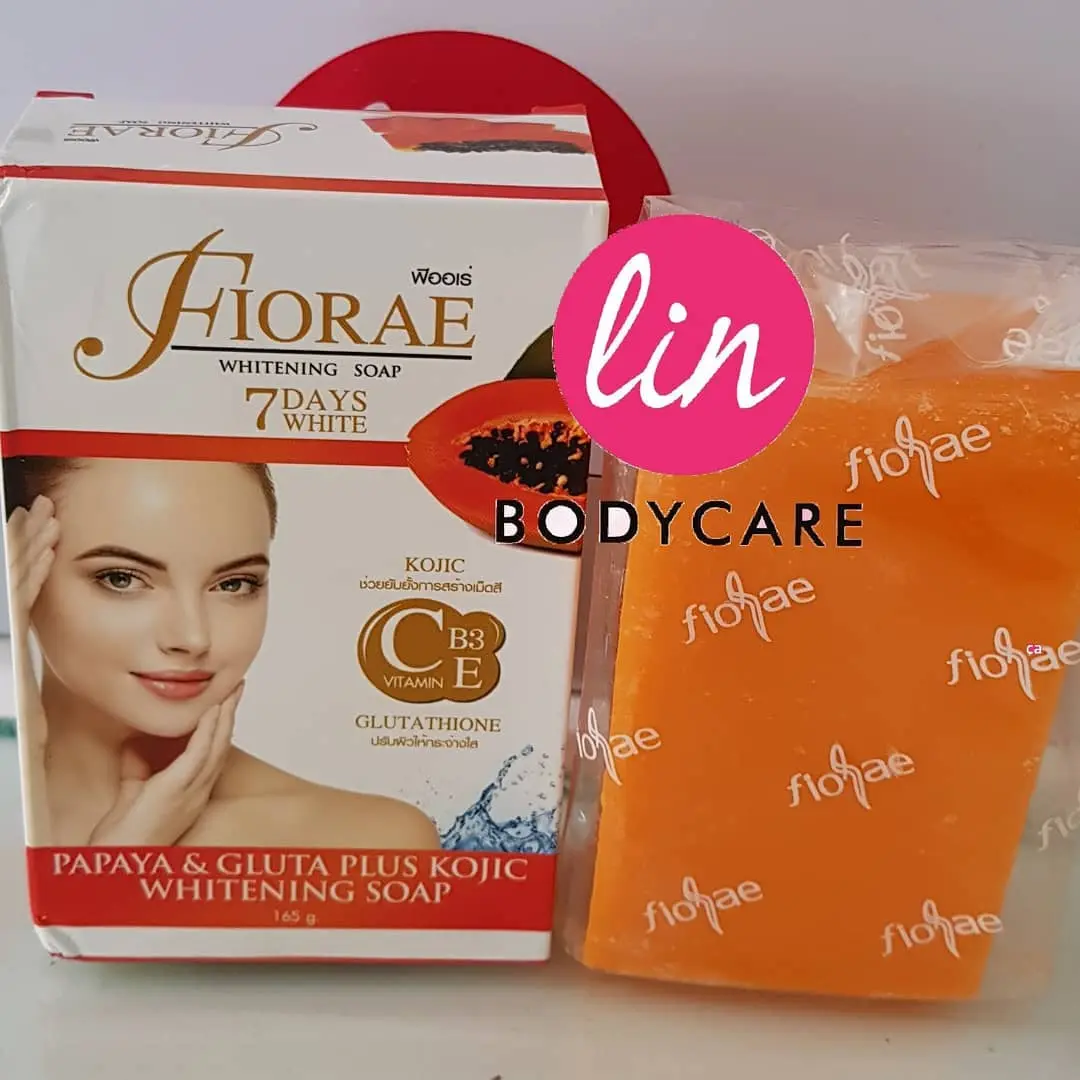 Picture of Fiorae Papaya Gulta Plus Kojij Skin Care Soap - 165 Gram (Thailand) new