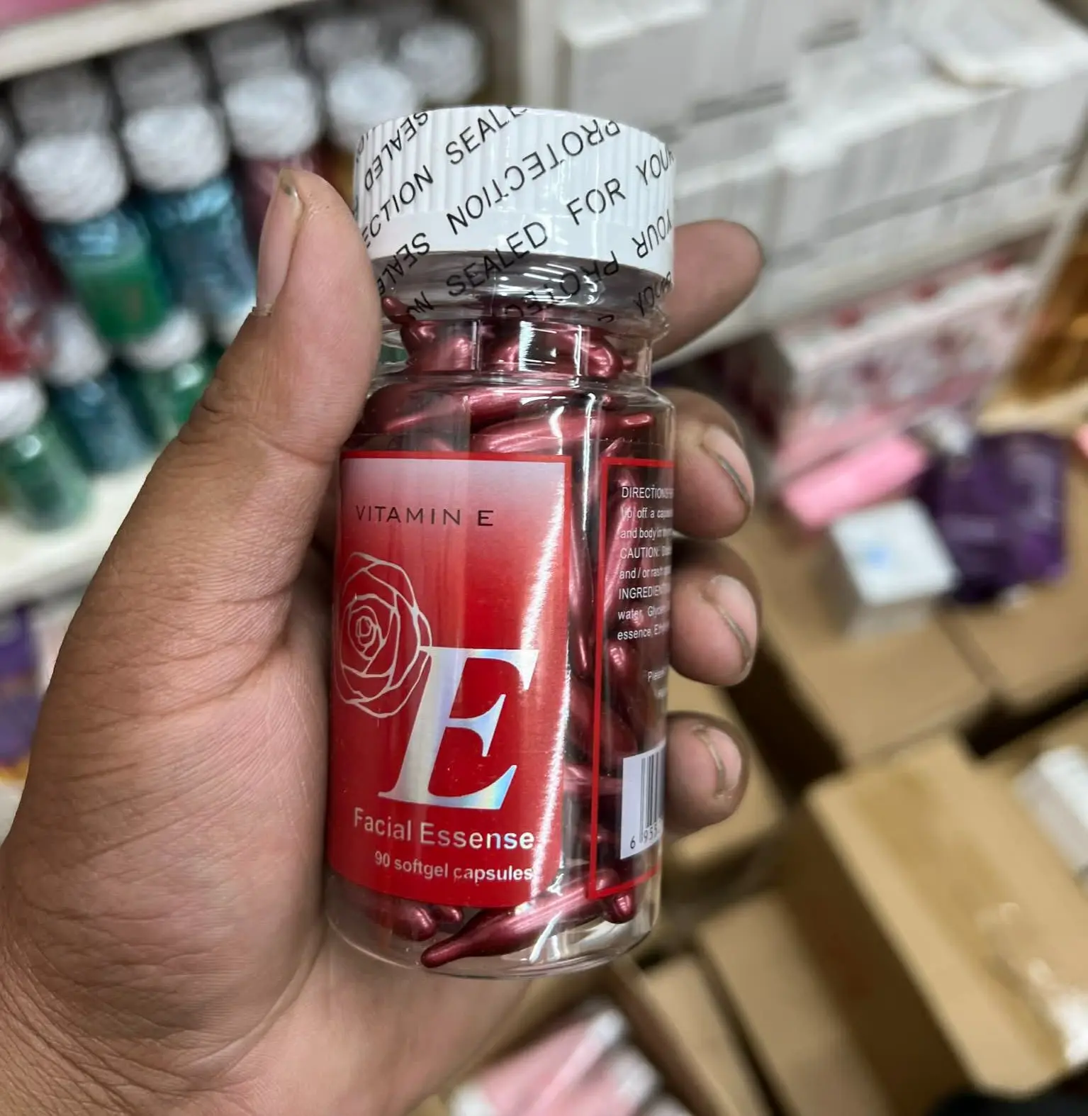 Picture of Facial Essence Vitamin E Facial capsule -90pcs new