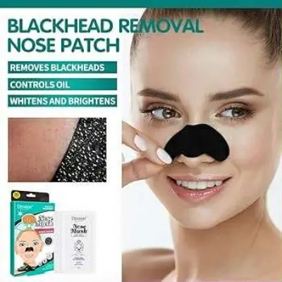 Picture of Disunie 10pcs Deep Cleansing Bamboo Charcoal Blackhead Nose Pore Cleaning Blackheads Remover Nose Patch Mask Sheet new