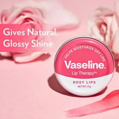 Picture of Vaseline Lip Therapy Rossy Lips 20g 1pcs - Authentic Rose Flavour Lip Balm new
