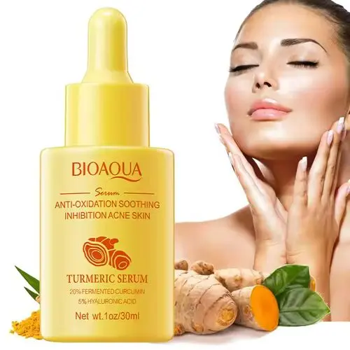 Picture of BIOAQUA Anti-oxidation Soothing Acne Removal Turmeric Face Serum- 30ml new