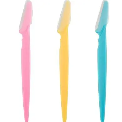 Picture of Eyebrow Razors Facial Hair Remover Shaver Trimmer Shaper for Women - 3Pcs