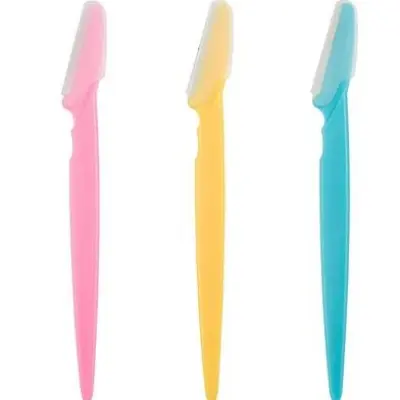 Picture of Eyebrow Razors Facial Hair Remover Shaver Trimmer Shaper for Women - 3Pcs