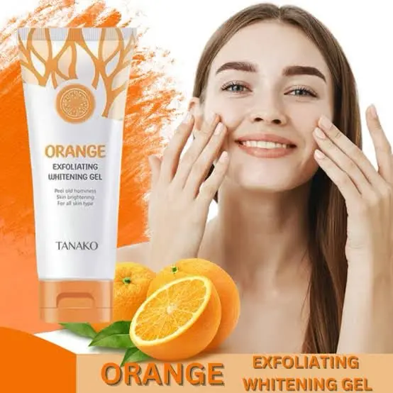 Picture of Orange Exfoliating Whitening Gel Orange Exfoliating Gel Scrub Face Whitening Whitening Lazy Cream For Face new