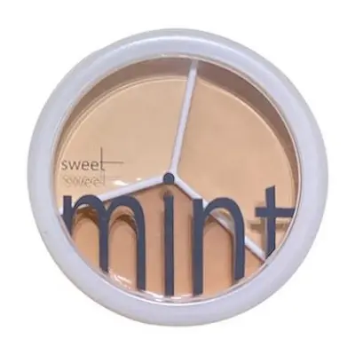 Picture of Sweet Mint Concealer, Tri-color Concealer Palette of Covers Acne Marks Dark Circles