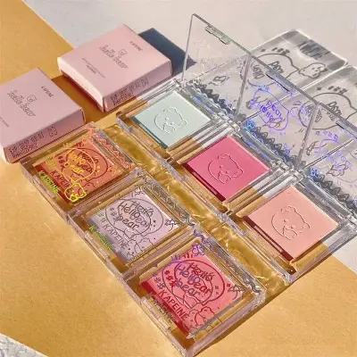 Picture of Monochrome Blush Palette Rose Hawthorn Cheek Tint Blusher Powder Natural Face Makeup Matte Peach Rouge Contour Shadow Platte neew