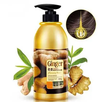 Picture of BIOAQUA Ginger Shampoo for Hair Fall Solution- 400gm