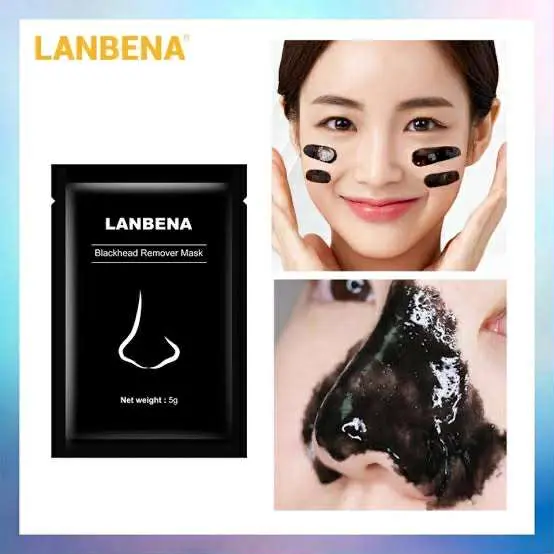 Picture of Lanbena Deep Cleansing Nose STrips (5 Pcs) Blackhead Remover Mask From new