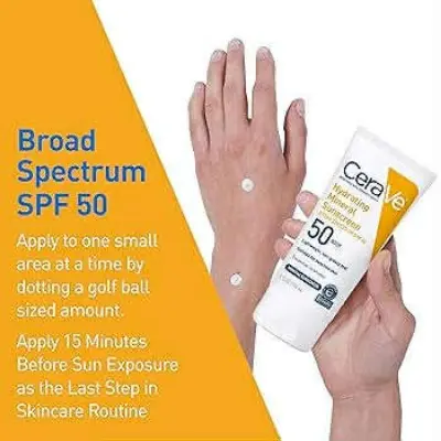 Picture of CeraVe 100% Mineral Sunscreen SPF 50 (USA) new eid