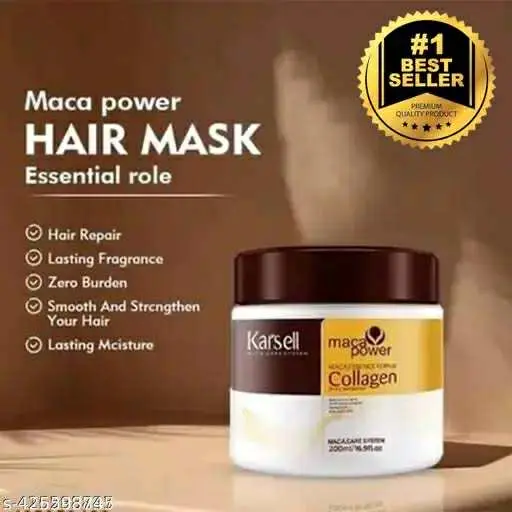 Picture of Karseell Professional Hair Smoothing Collagen Treatment 500ml Organic Argan Oil Hair Mask new