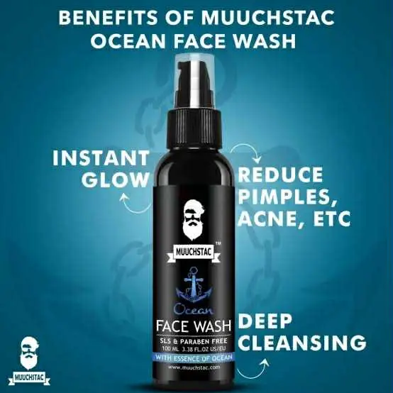 Picture of Muuchstac Men’s Ocean Face Wash-100 ml new