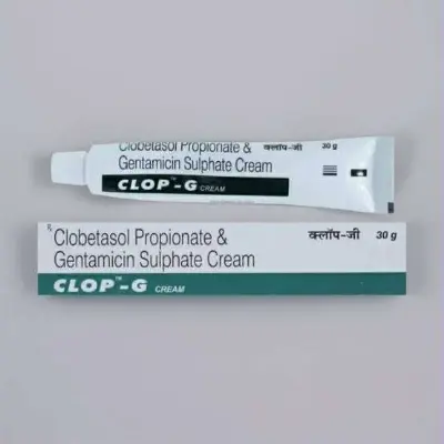Picture of 2pic Clobetasol Clop-G Cream 30gm indian