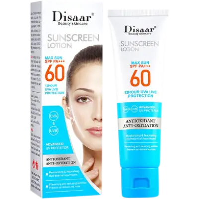 Picture of Disaar Sunscreen Lotion Max Sun SPF 60 Pa+++ - 50ml new
