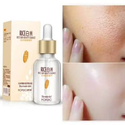 Picture of ROREC White Rice Serum Reduces Wrinkles and Lighten Dark Spots Pore Minimizer Anti- Aging Face Moisturizer Skin Lightening - 15ml new 2025