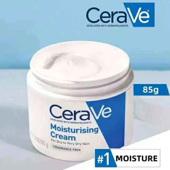 Picture of Cerave Moisturizing Cream Nicotinamide Hydrating Repair Skin Barrier Moisturizer Brighten Skin Tone Face Cream C Cream 85g 2025 NEW