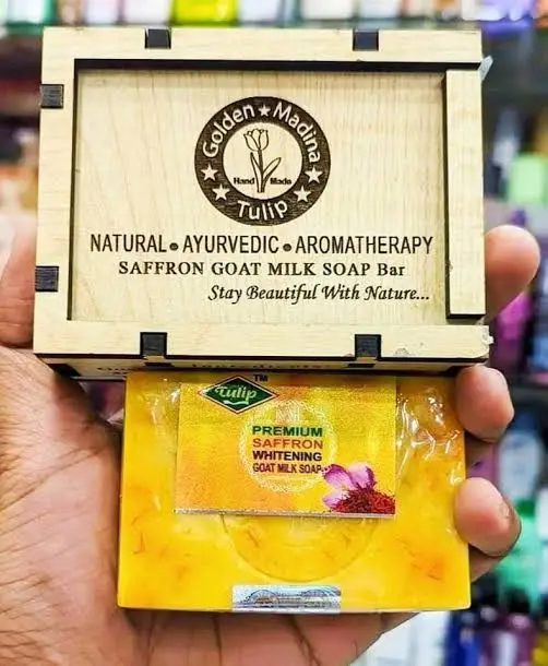 Picture of Premium Saffron Goat Milk Soap 100g NEW