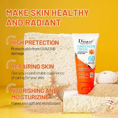 Picture of Disaar Beauty skincare Facial Sunscreen Cream SPF 60 PA+ NEW