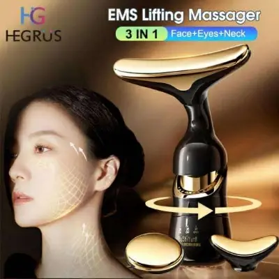 Picture of 3 IN 1 EMS Face Lifting Massager Neck Firming Eye Massage Skin Fine Lines Beauty Tools Skin Lifting Tightening Device Skin Care Tool 2025