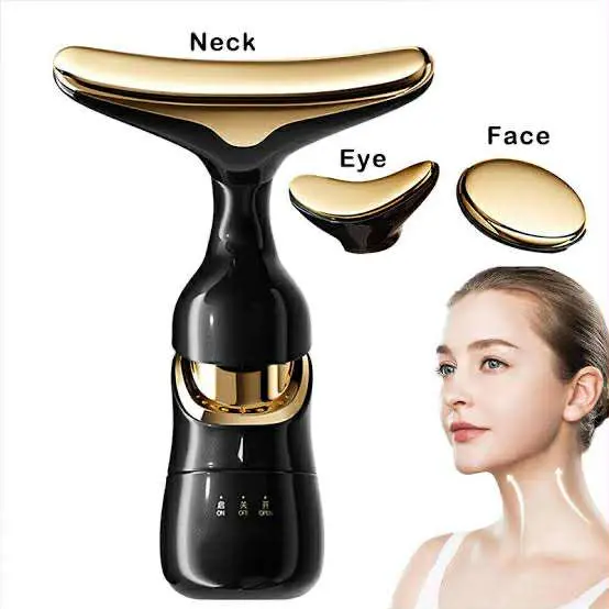 Picture of 3 IN 1 EMS Face Lifting Massager Neck Firming Eye Massage Skin Fine Lines Beauty Tools Skin Lifting Tightening Device Skin Care Tool 2025