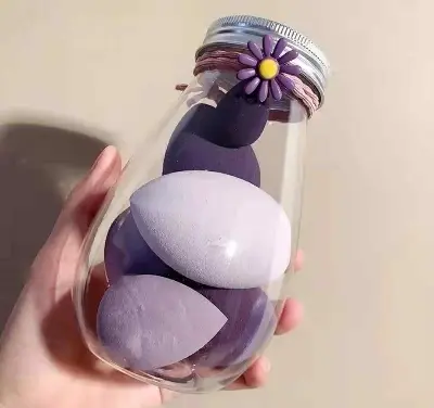 Picture of 6pcs Beauty Blender Sponge Makeup Puff Set With Bottle NEW