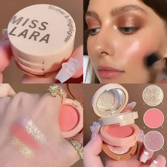 Picture of Miss Lara 3 in 1 Blush & Highlighter Palette NEW