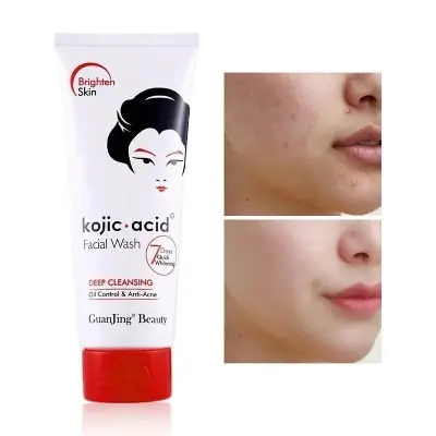 Picture of Guanjing Beauty Kojic Acid Face Cleanser Deep Cleansing Anti Acne Deep Facial Wash-100gm NEW