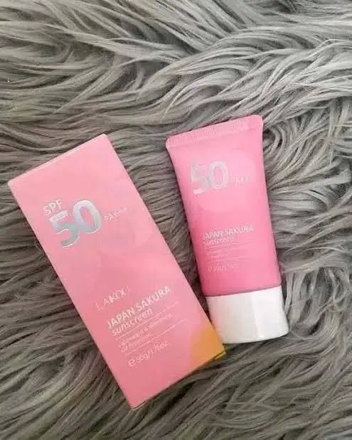 Picture of Laikou Japan Sakura Face Sunscreen, SPF50++ 50 gm NEEW
