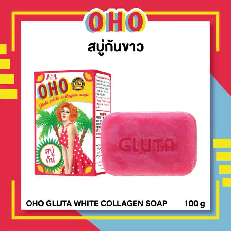 Picture of OHO Colagen Bar Soap - 100gm (Thailand) neew