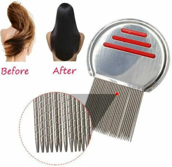 Picture of Lice and Nit Egg Free Treatment Professional Plastic Lice Removal Comb new