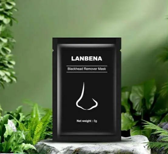 Picture of 5 pc LANBENA Black Mask Blackhead Remover Peel Off Mask Mud Face Mask Charcoal Mask Nose 5g new