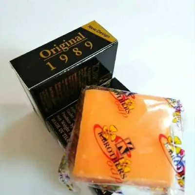 Picture of K.Brothers Black Bar Soap - 50gm (Thailand) neew