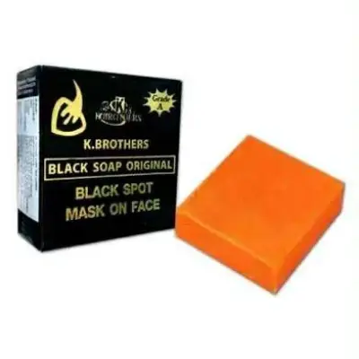 Picture of K.Brothers Black Bar Soap - 50gm (Thailand) neew
