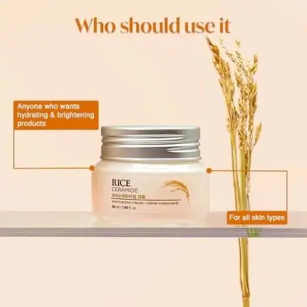 Picture of The face shop Rice & Ceramide Moisturizing Cream 50ml neew