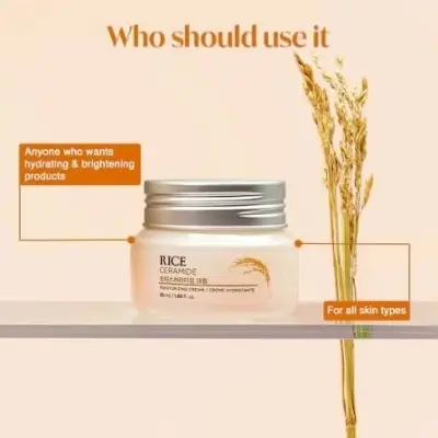 Picture of The face shop Rice & Ceramide Moisturizing Cream 50ml neew