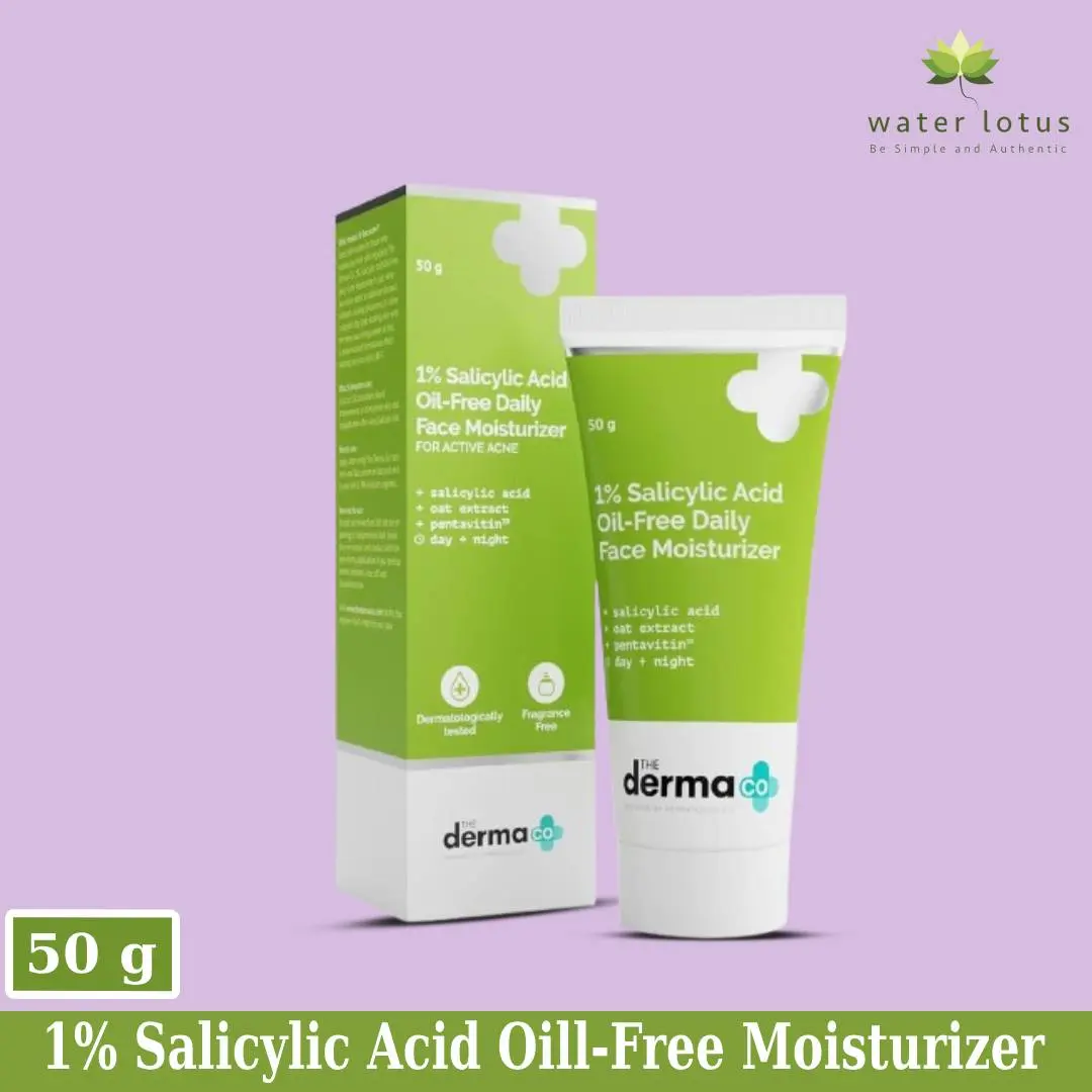 Picture of The Derma Co 1% Salicylic Acid Oil-Free Face Moisturizer Active Acne - 50g new