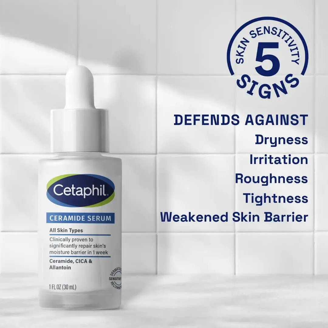 Picture of Cetaphil Ceramide Serum with CICA & Allantoin – Barrier Repair for All Skin Types (30ml)