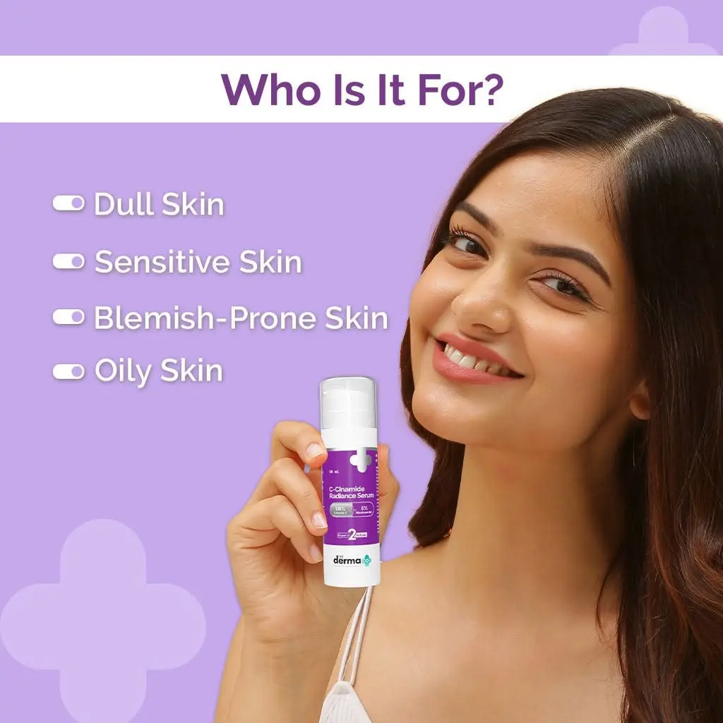 Picture of The Derma Co C-Cinamide Radiance Vitamin C Serum-30 ml new