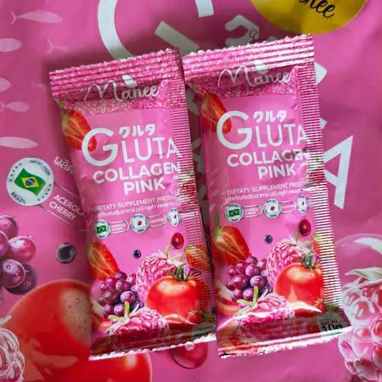 Picture of Manee Gluta Collagen Pink Juice 30pcs Pack new