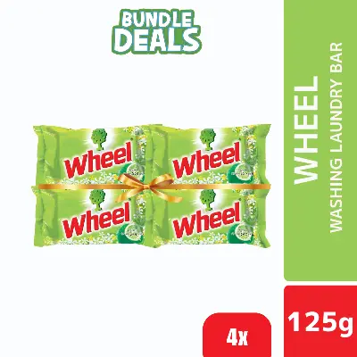 Picture of Wheel Washing Laundry Bar 125g (Bundle of 4)