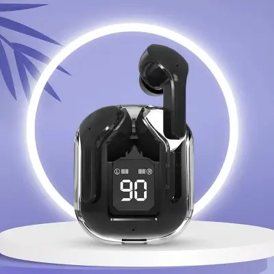 Picture of UltraPods Max Truly Transparent Wireless Earbuds (Black)