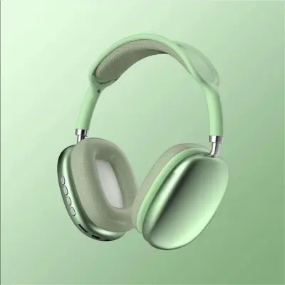 Picture of P9 Pro Max Wireless Headphones, Skin Friendly Protein Earpads, Comfortable and Soft for Long Wear (Green)