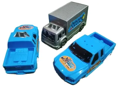 Picture of 3 pcs Jeep Pickup Cars Model Vehicle Toys For Kids Pull Back Mini Auto Racing Car Children tiny Toy Gifts