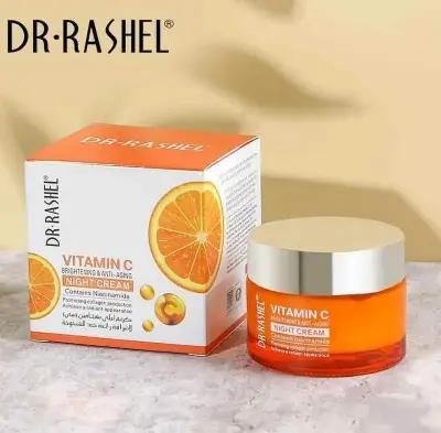Picture of Dr. Rashel Vitamin C Brightening & Anti-aging Whitening Night Cream (PRC) - 50GM