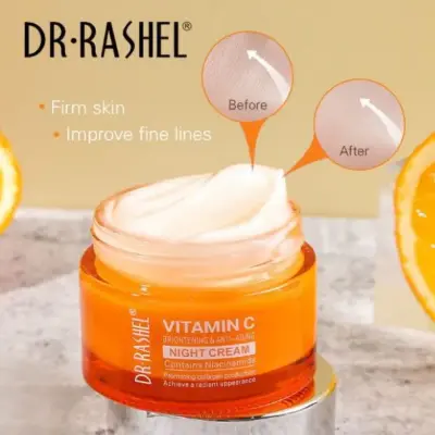 Picture of Dr. Rashel Vitamin C Brightening & Anti-aging Whitening Night Cream (PRC) - 50GM