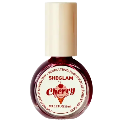 Picture of SHEGLAM For The Flush Lip & Cheek Tint-Fruit Punch Long-Lasting Matte Finish Lip Tint Easy-To-Use Lightweight Blush Moisturizing Lip Stain Liquid Lipstick Pink Liquid Lipstick