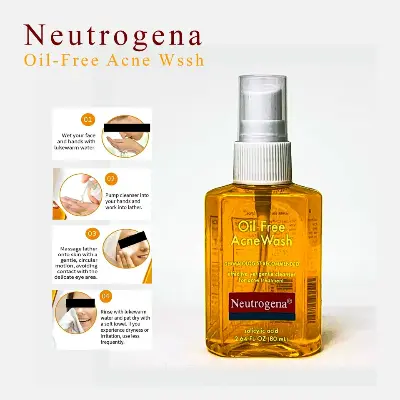 Picture of Neutrogena Oil Free Acne Wash80ml